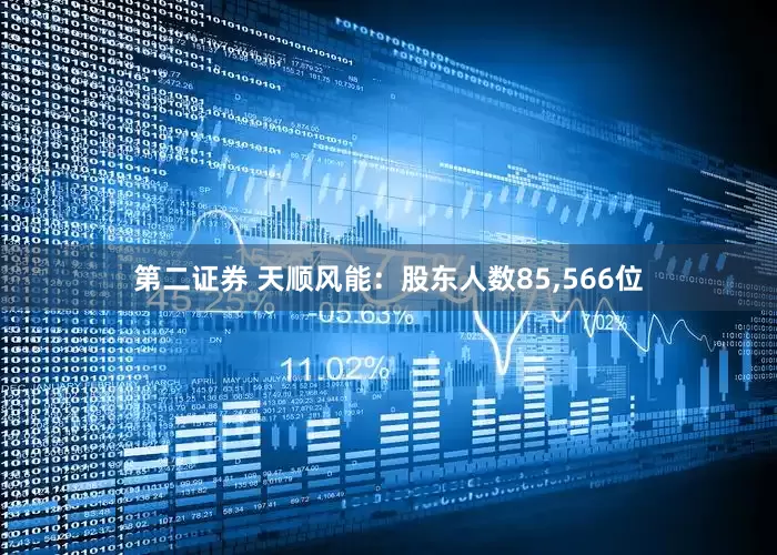 第二证券 天顺风能：股东人数85,566位